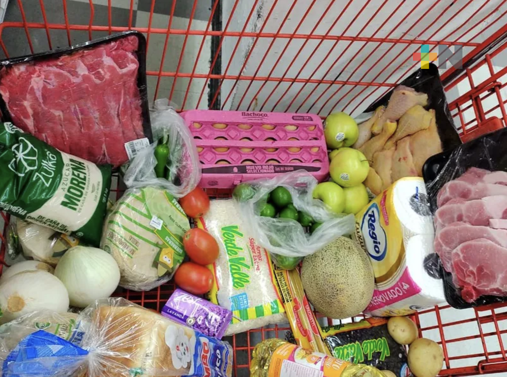 Canasta básica de 24 productos mantiene precio promedio de 821.43 pesos a nivel nacional